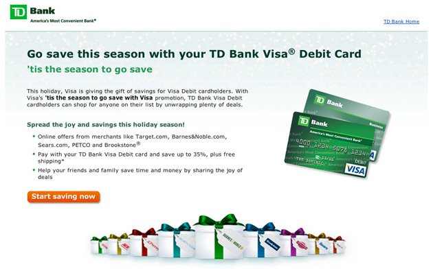 TD Bank and Visa Team Up to Bring You Holiday Savings ...