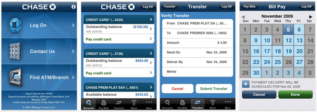chase bank mobile phone app