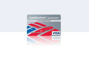 bank america card cash reward credit rewards access bankamericard visa signature daily click