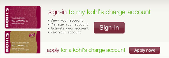 Kohl's Charge Card
