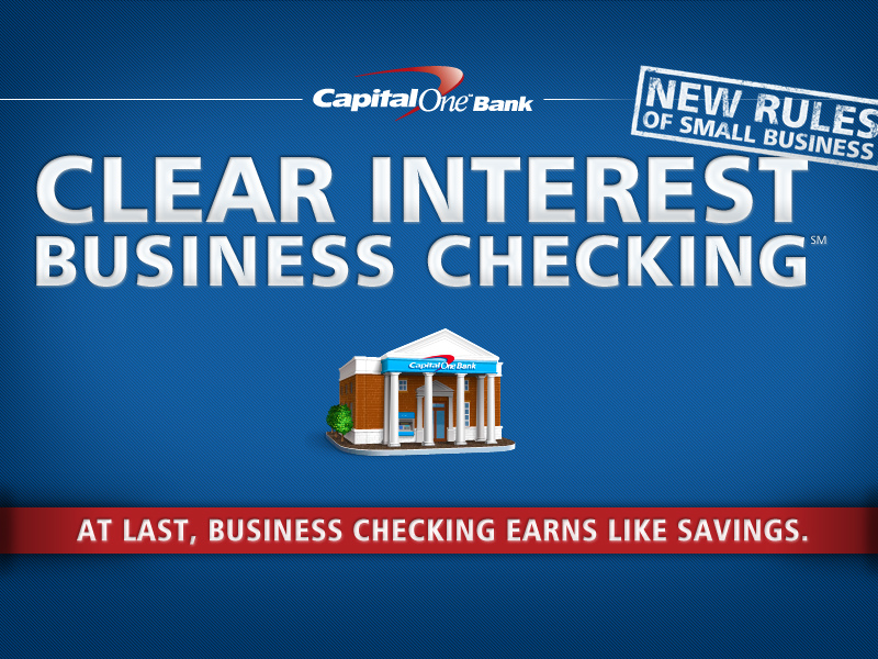 Capital One Introduces High Interest Business Checking Account