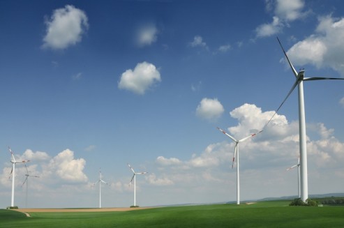 green energy wind power selling carbon credit image