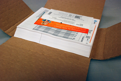 AT&T Phone Bill Stack