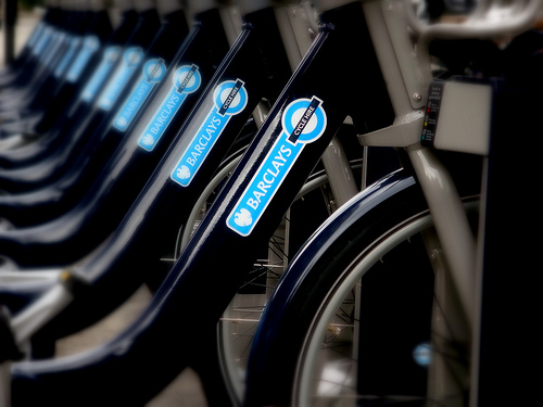 Barclays Bank bicycles