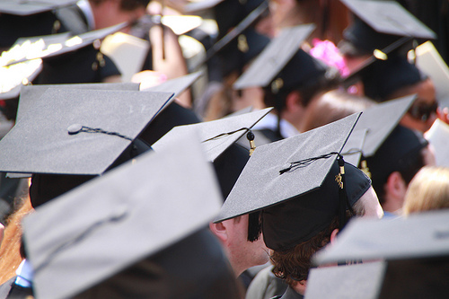 college graduation student