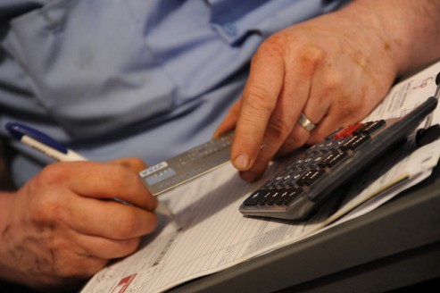 guy with credit card