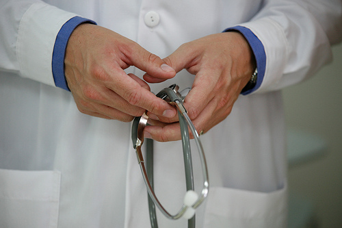 doctor with stethoscope