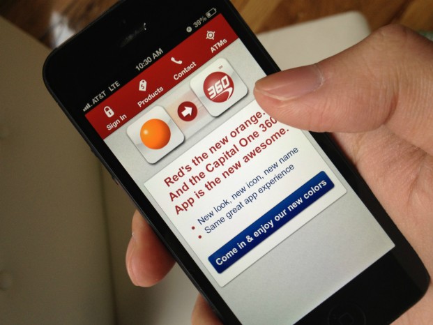 Capital One 360 mobile image