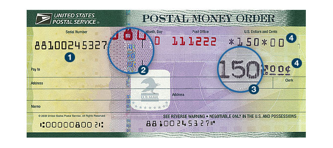 Money order from USPS