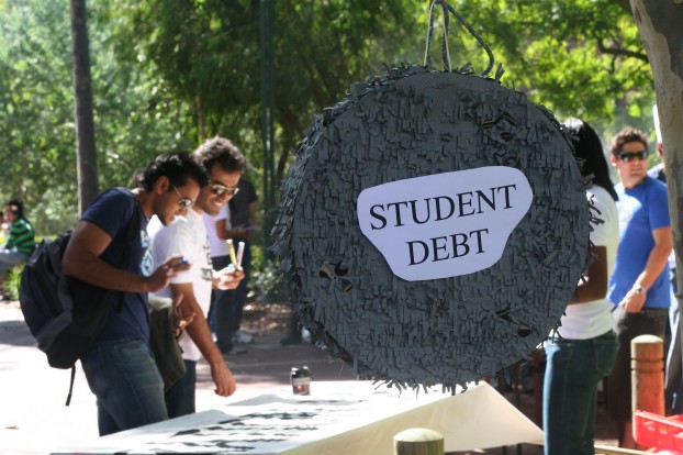 Flickr | https://www.flickr.com/photos/ideaconstructor/465095190/sizes/l/ student-debt-pinata