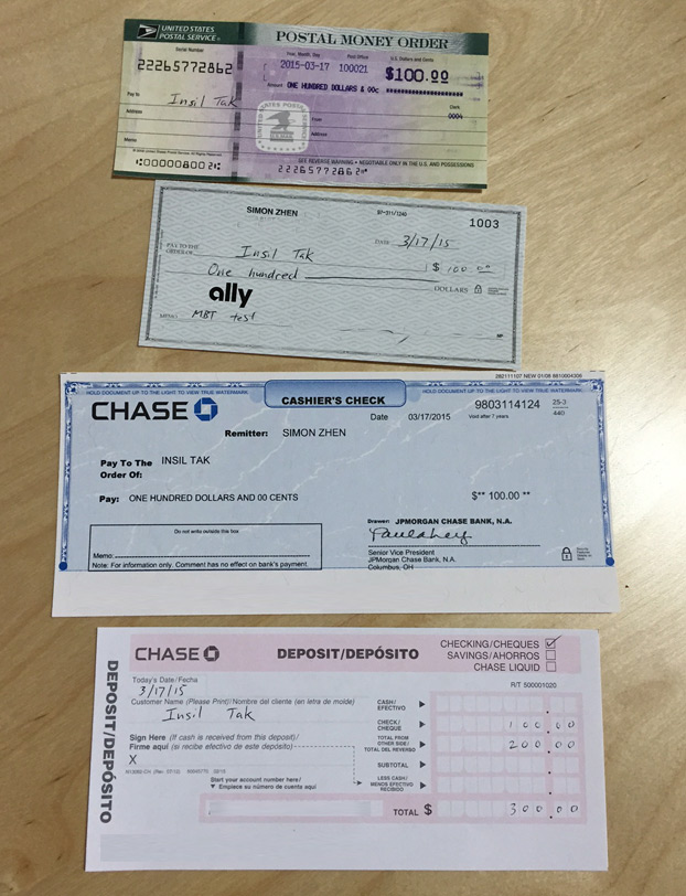 Cashier S Check Vs Money Order Which Clears Faster