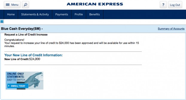 express invoice customer credit limit