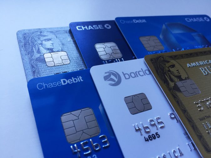 Credit cards with EMV chips