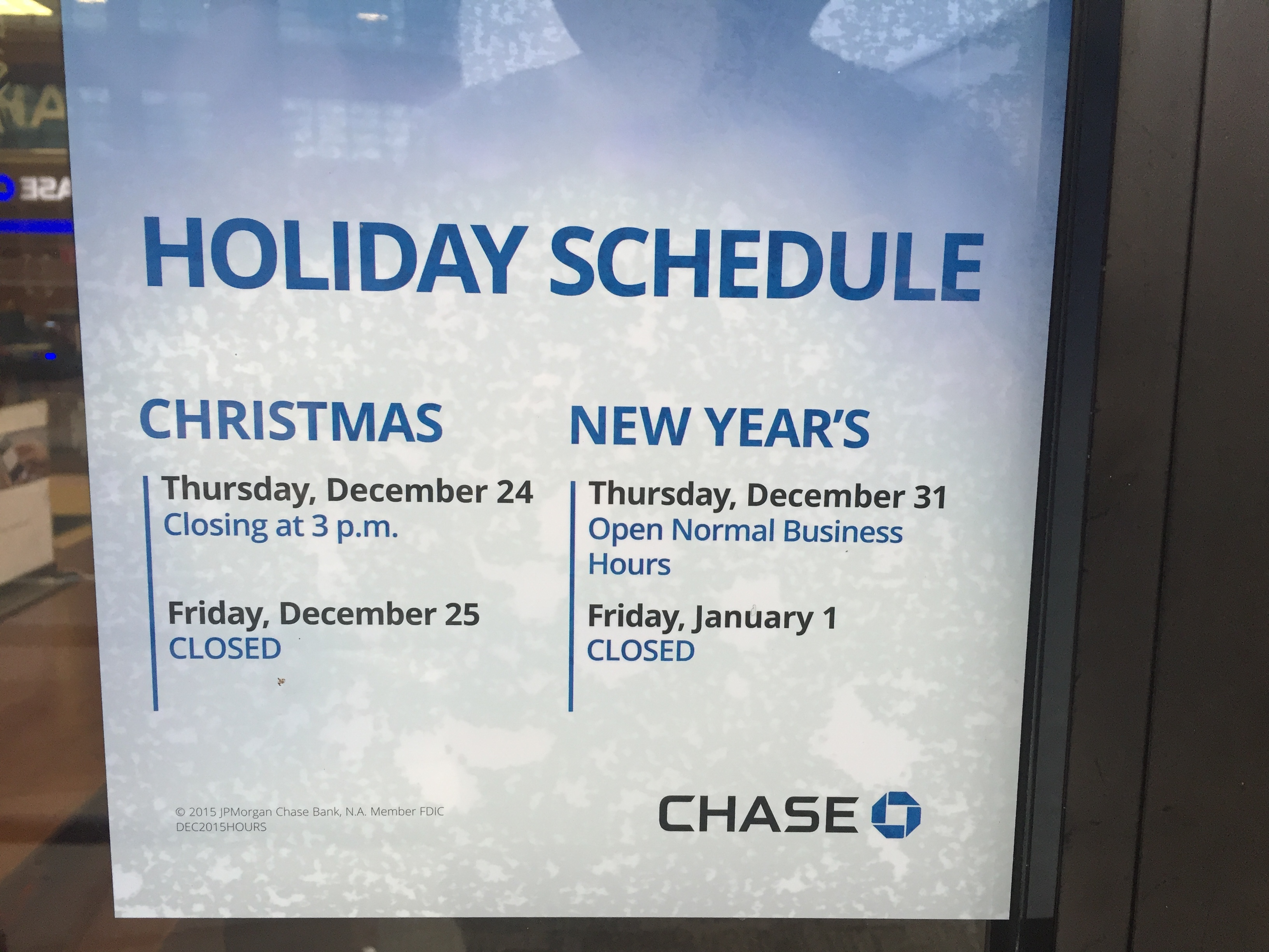 Are Banks Open Christmas Eve and Christmas Day?