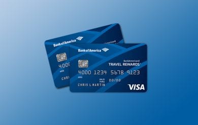 bank of america travel rewards student credit card
