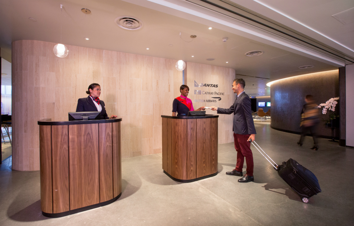 British Airways airport lounge access