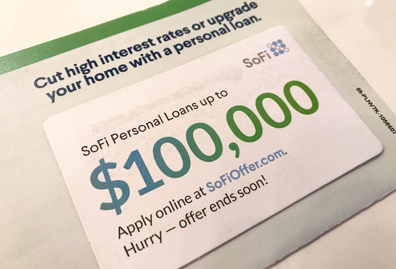 SoFi Loans and $100 Cash Back Personal Loan Program