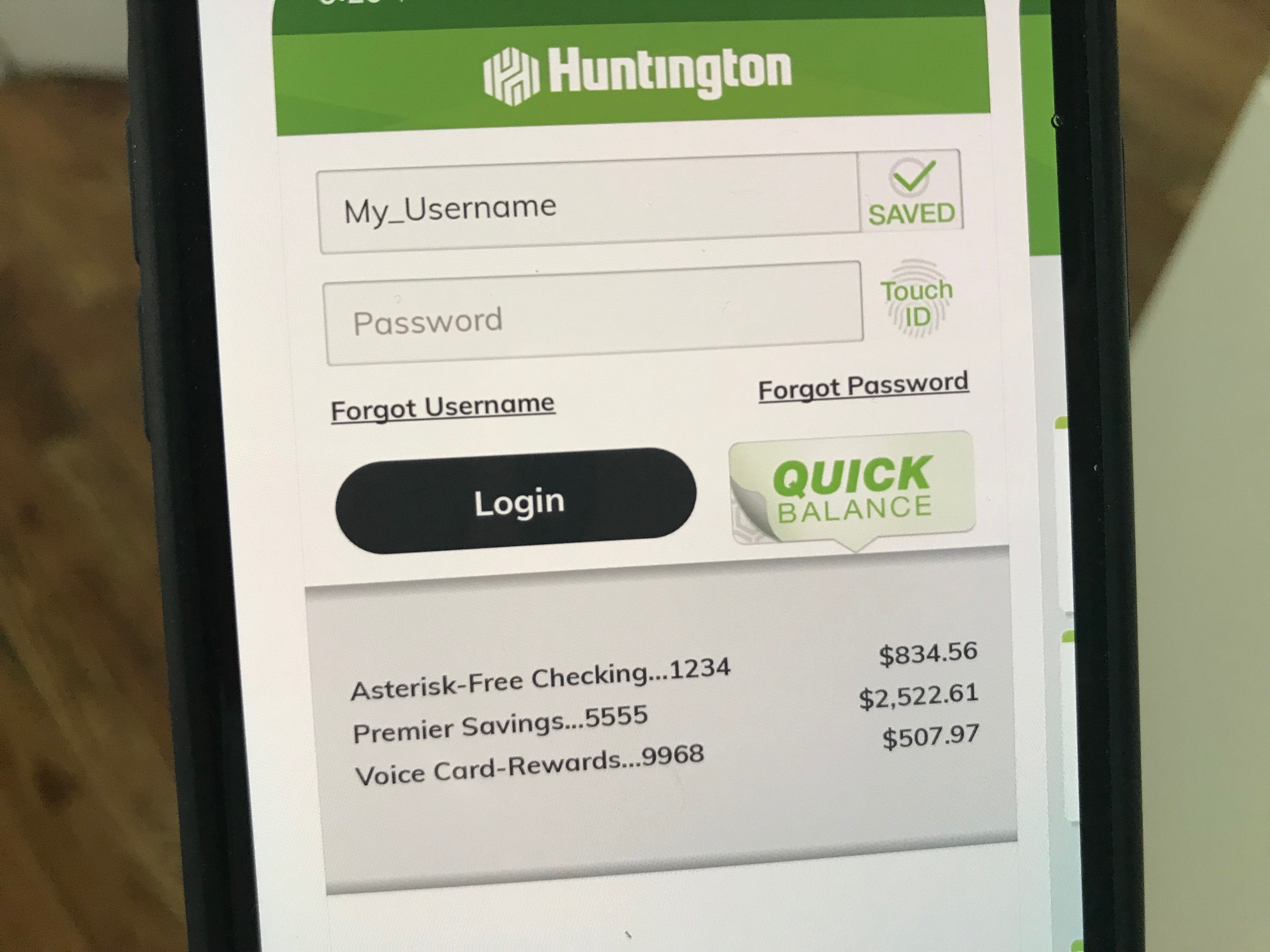 huntington bank login mobile