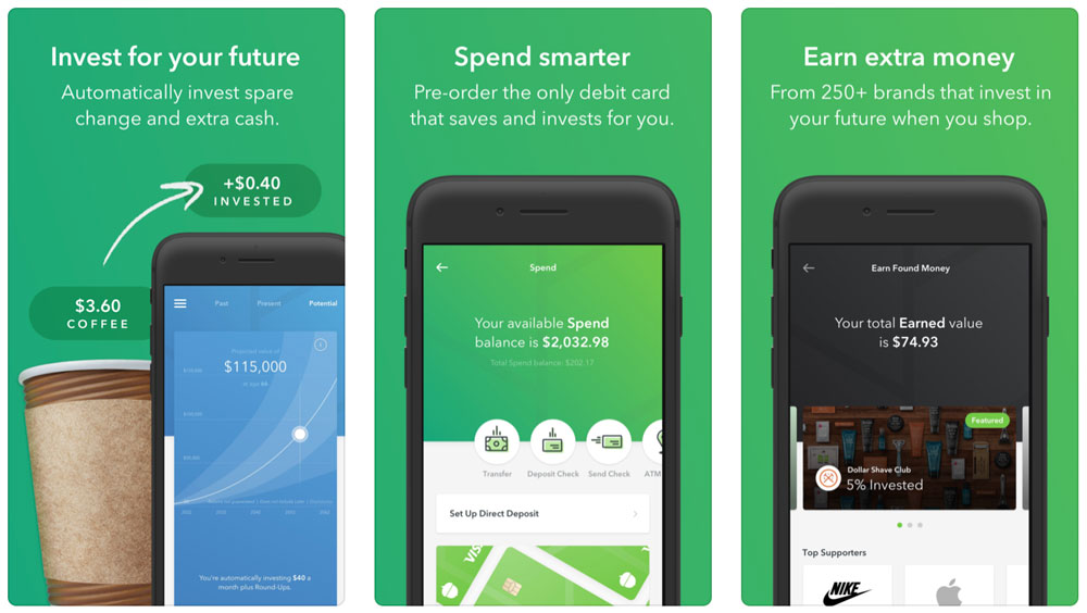 Acorns iPhone App