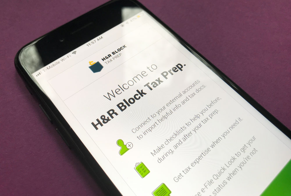 H&R Block iPhone App