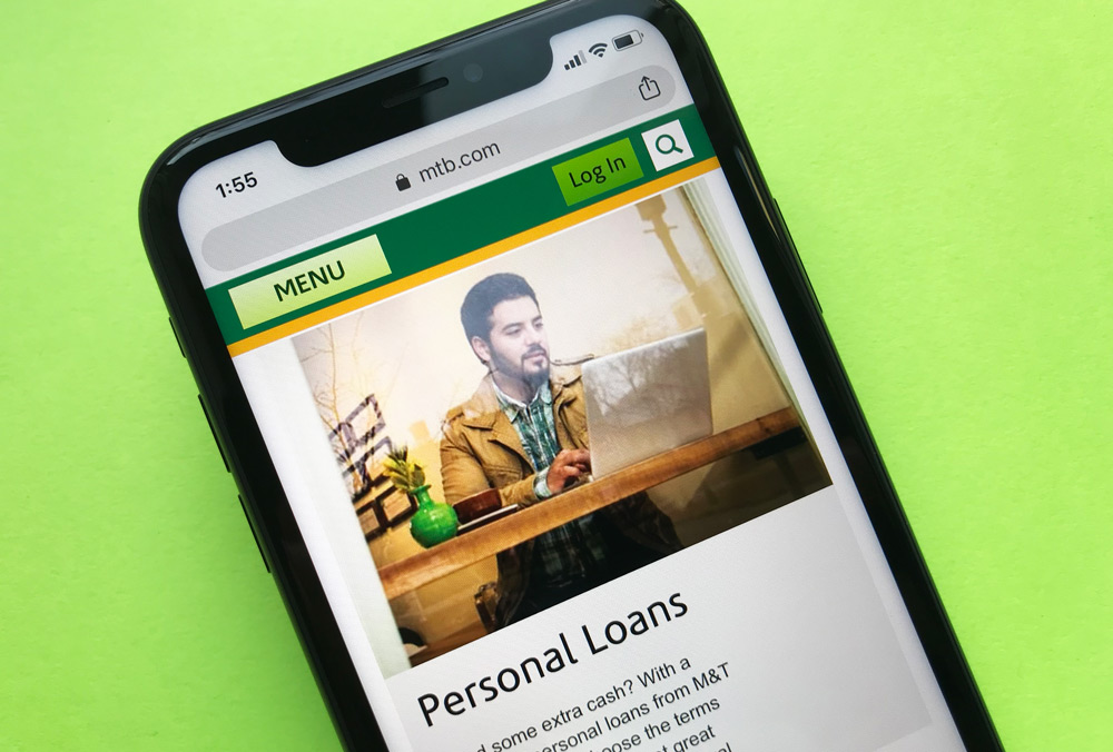 M&T Bank Personal Loans Website