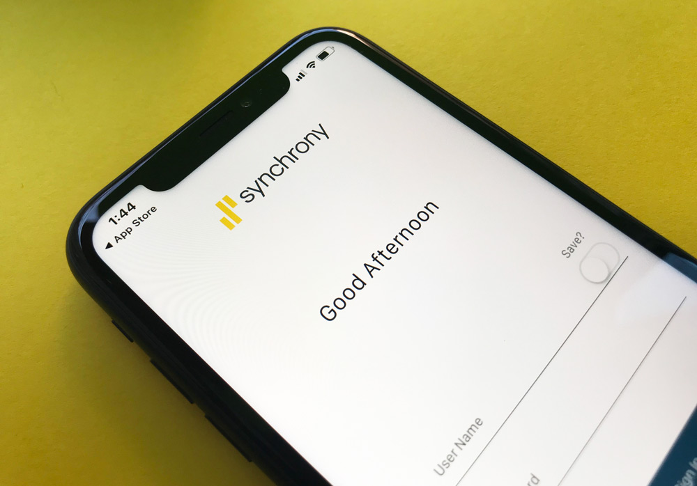 Synchrony Bank iPhone App