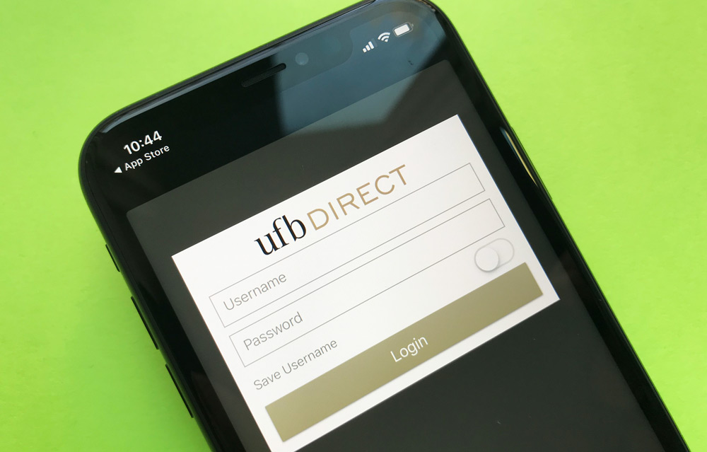 UFB Direct iPhone App