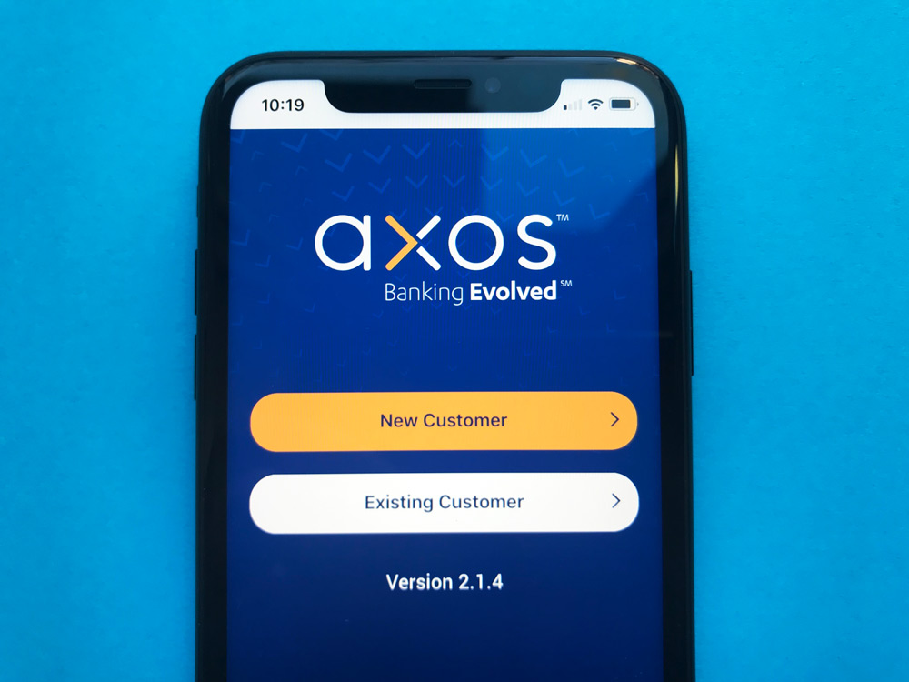 Axos Bank iPhone App