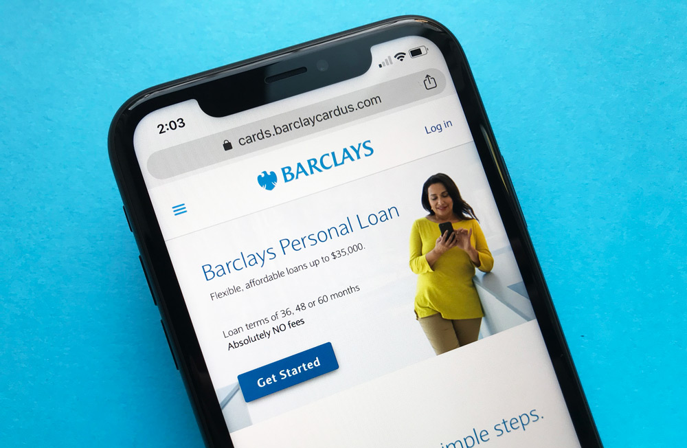 Barclays Personal Loans Website