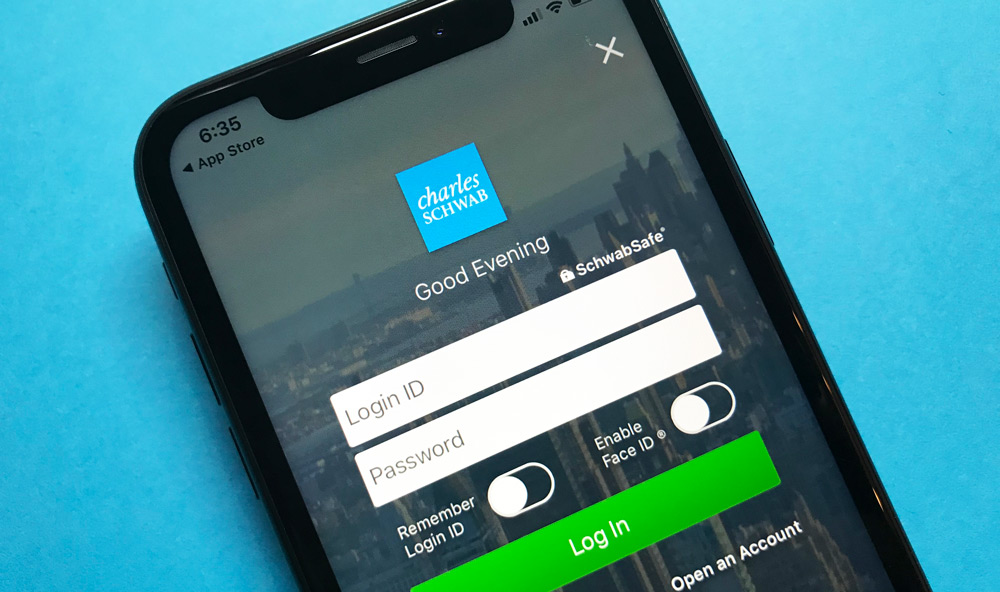Charles Schwab Bank iPhone App