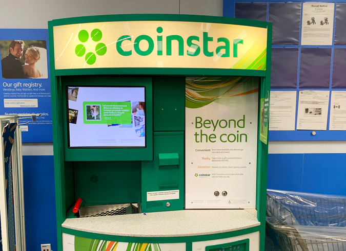 Coinstar Coin Counting Kiosk