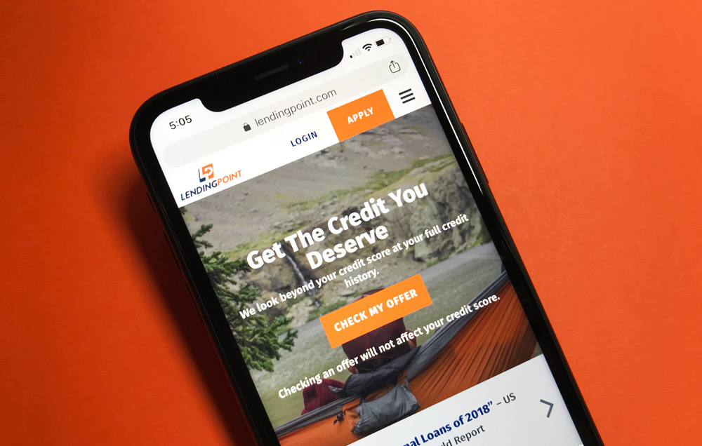 LendingPoint Personal Loans Website