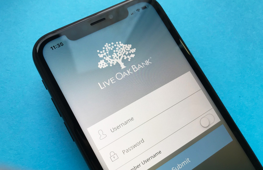 Live Oak Bank iPhone App