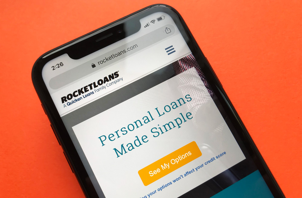 RocketLoans Personal Loans Website