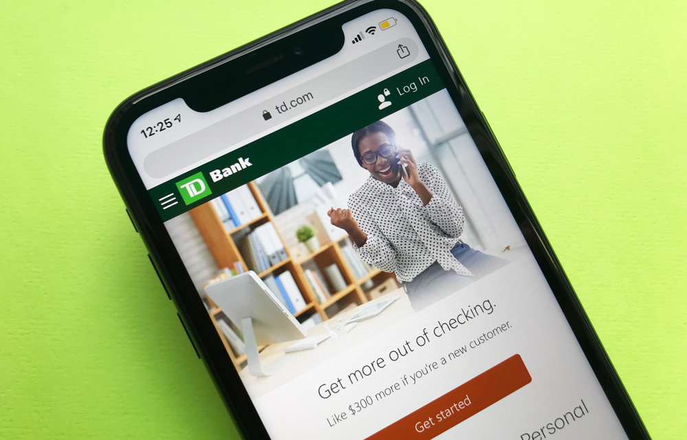 TD Bank Website